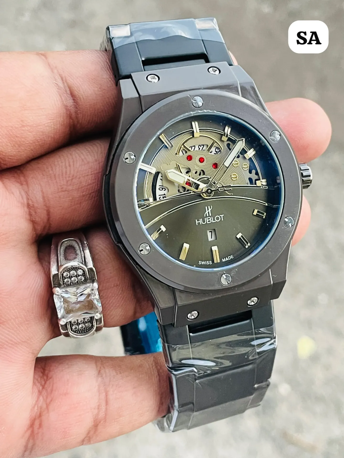 Hublot Classic Fusion Skeleton - Silver Edition (Black)
