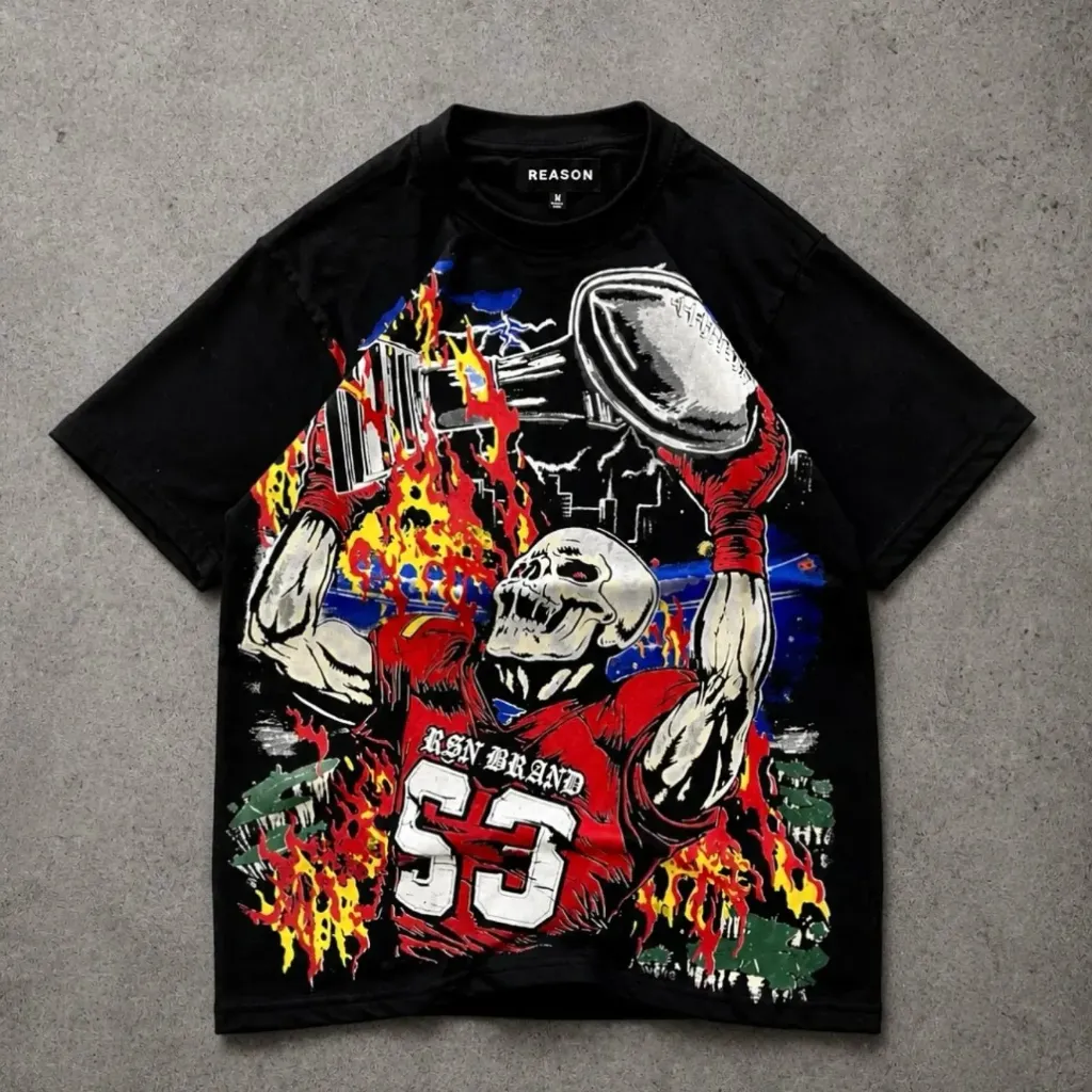 Skeleton Basket Ball Vintage Tees