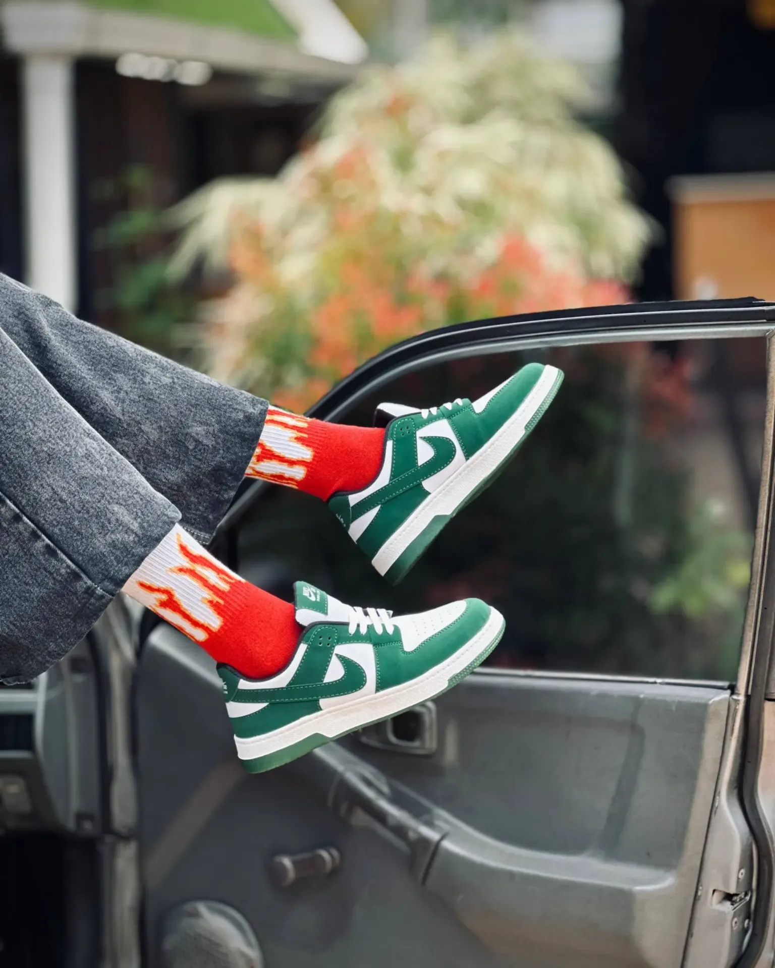 Dunk Green White (6 uk)