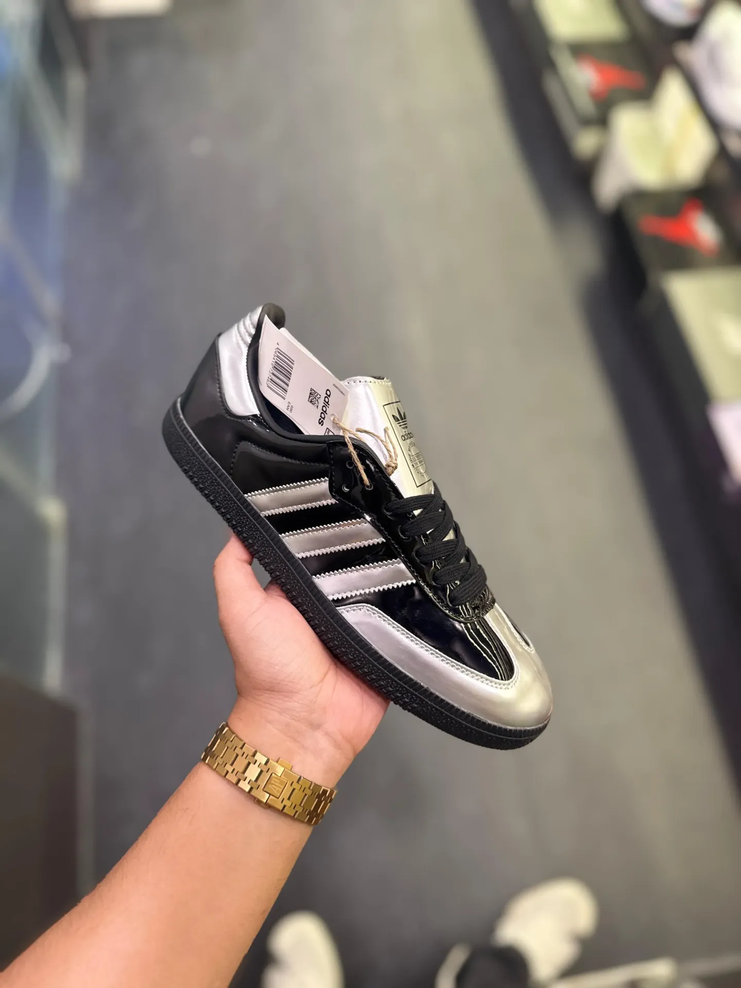 Adidas originals samba Atmos black silver (40)