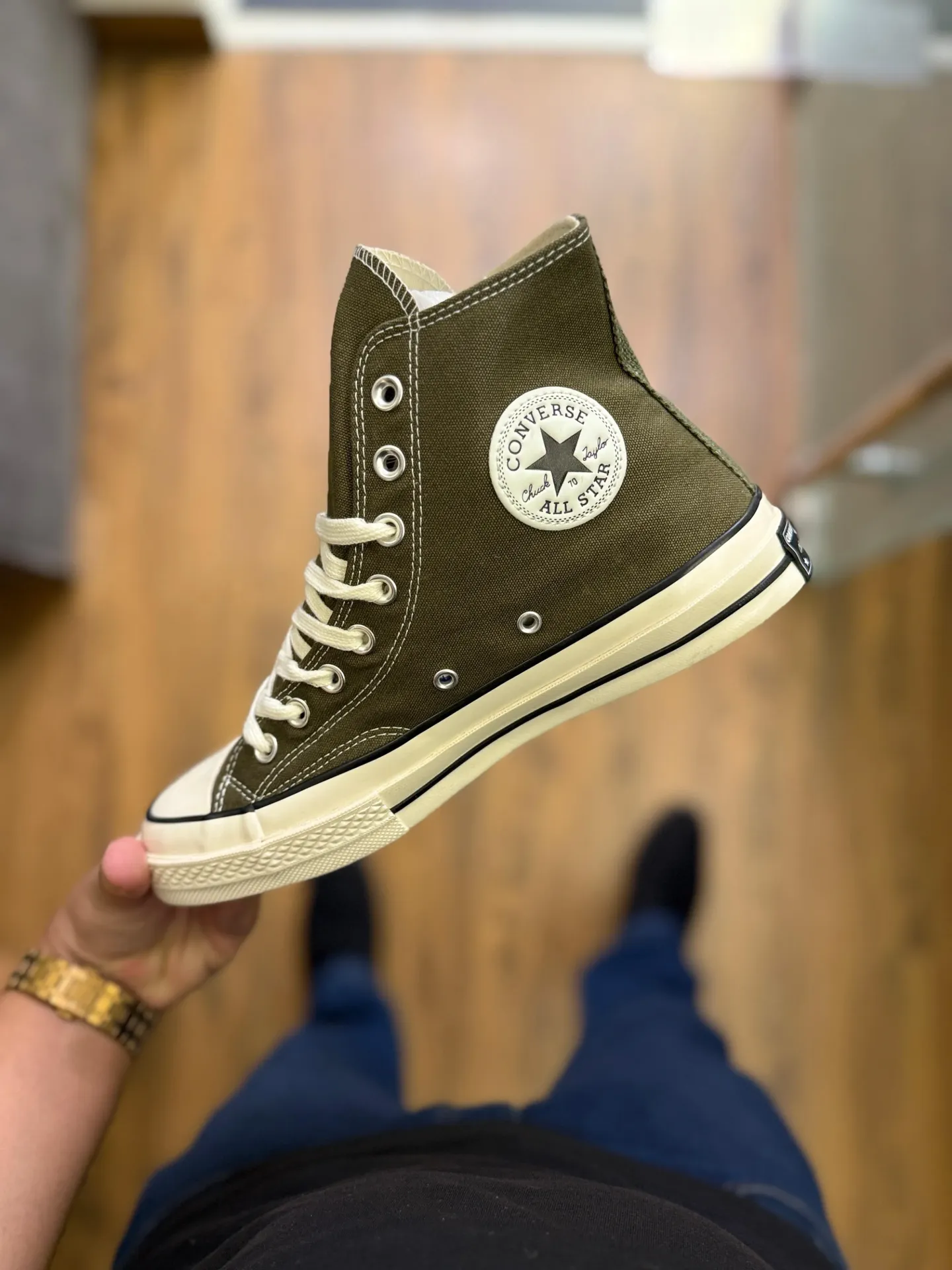 CONVERSE CHUCK 70 ARMY GREEN (40)
