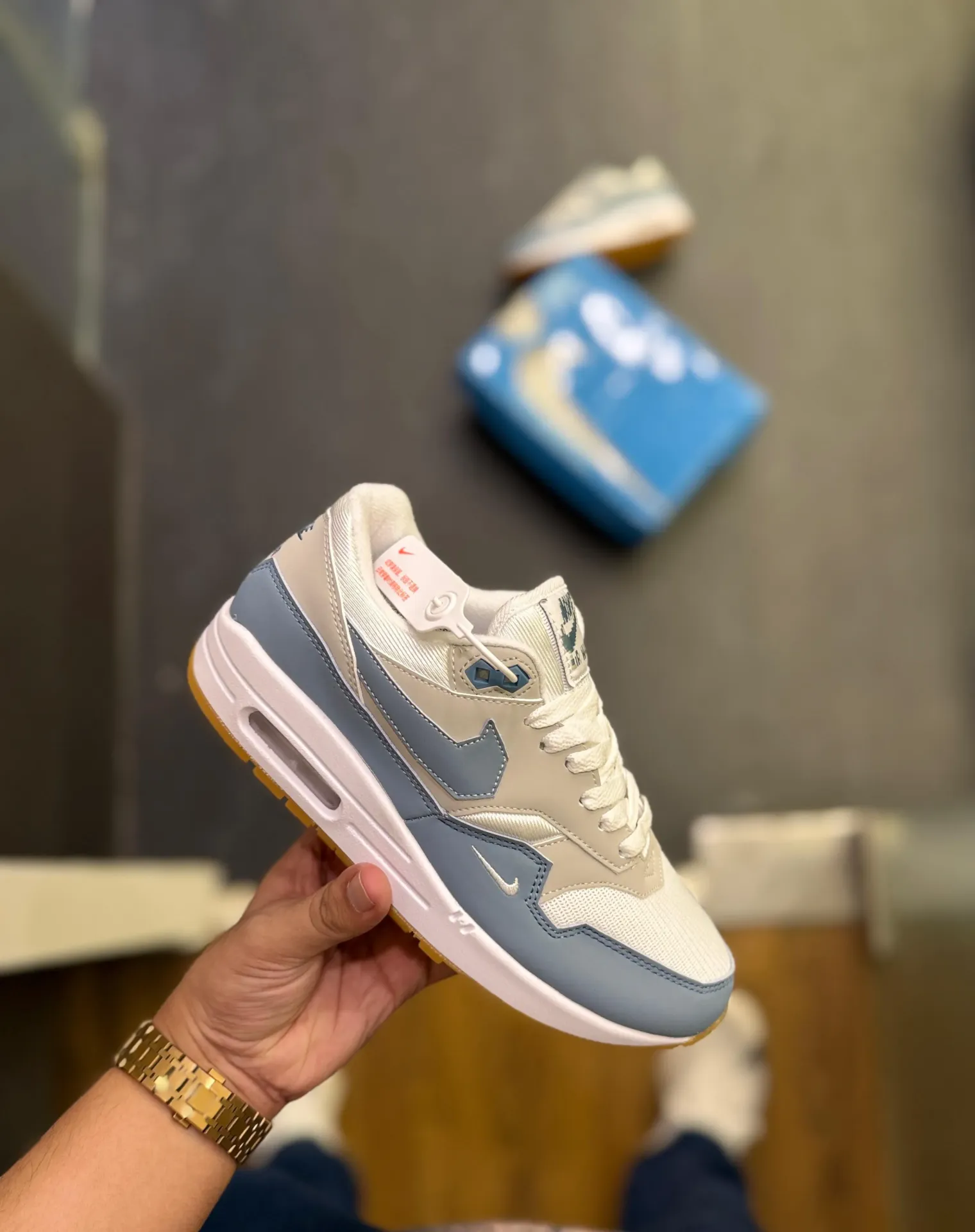 NIKE AIRMAX 90 PARRA X AQUA SWOOSH (40)